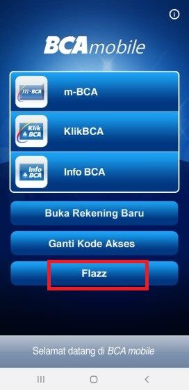 Cara Top Up Flazz Via Mbanking Bca Aplikasi C6b5d