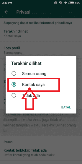 Cara Whatsapp Tidak Terlihat Online 4 2b4af