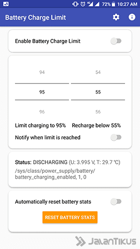 Langkah 3 - Cara Charge Smartphone Android Tidak Full