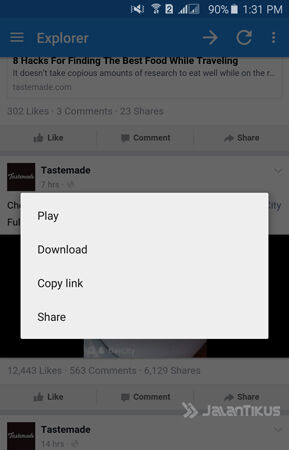 Cara Mudah Download Video Facebook Android 2