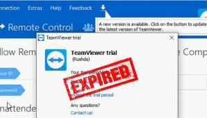 teamviewer trial expired remove regedit