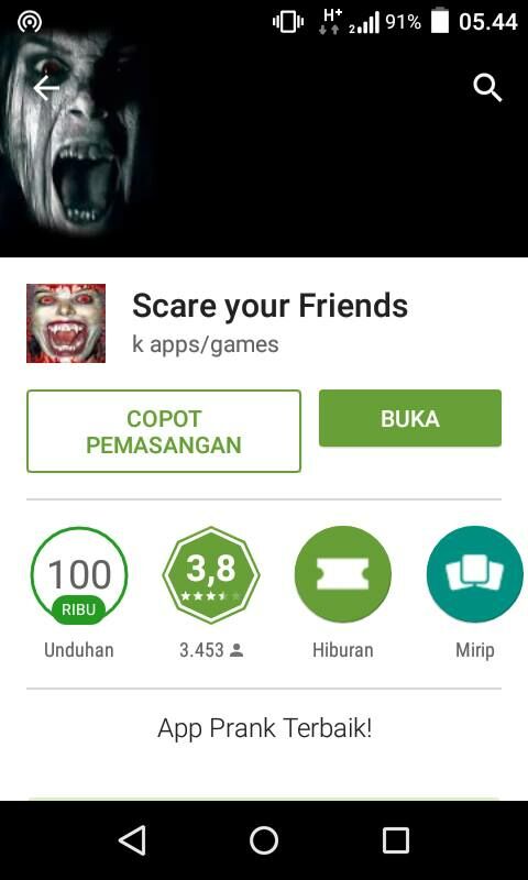 Instal APLIKASInya, bisa anda cari di PLAYSTORE