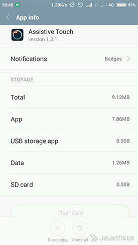 Langkah 1 - Hapus Aplikasi Android