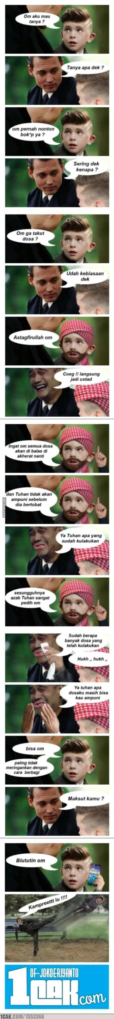 Ngakak Online 10 Meme Obrolan Om Dan Anak Ini Lucu Banget