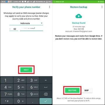 Cara Mengembalikan Akun Whatsapp Yang Terhapus Di Android Jalantikus