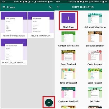 Cara Membuat Google Form Di Hp Cara Melihat Hasilnya
