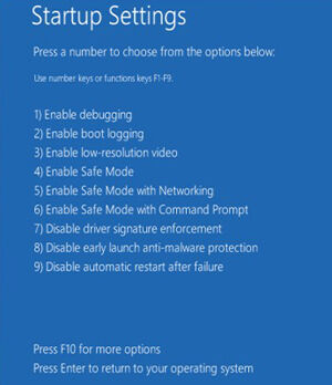 Boot Ke Safe Mode 10