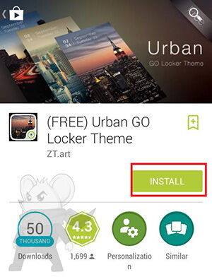 Tampilan Lockscreen Android3
