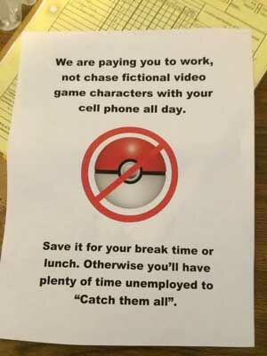 Hal Terlarang Di Pokemon Go 5