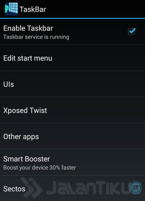 Start Menu Di Android Settings