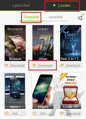 Tampilan Lockscreen Android2