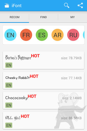 Ifont Android 1