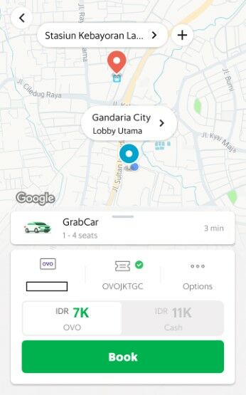 Pesan Grab Motor Tanpa Aplikasi