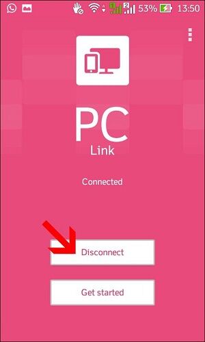 Disconnect Pc Link