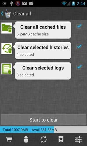 Performa Android Cache