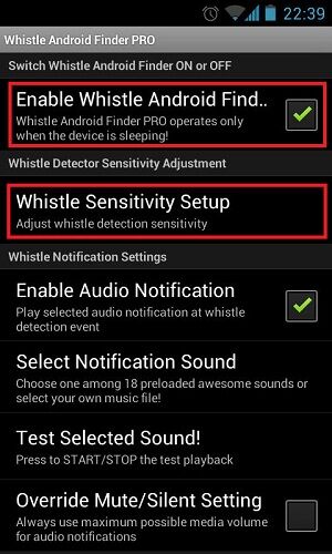 Whistle Android 1