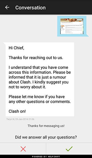 Coc Confirmation