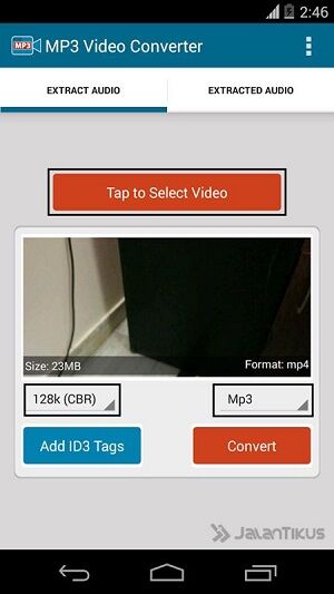Cara Convert File Video Menjadi Mp3 Di Android 1