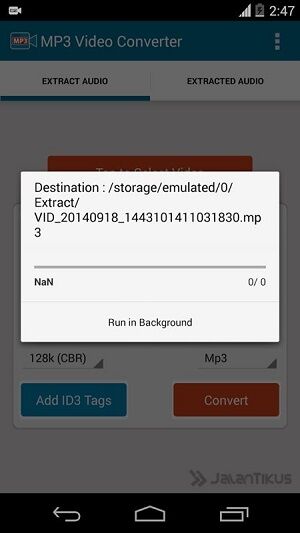 Cara Convert File Video Menjadi Mp3 Di Android 2