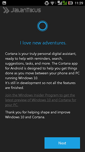 Install Cortana Di Android 4