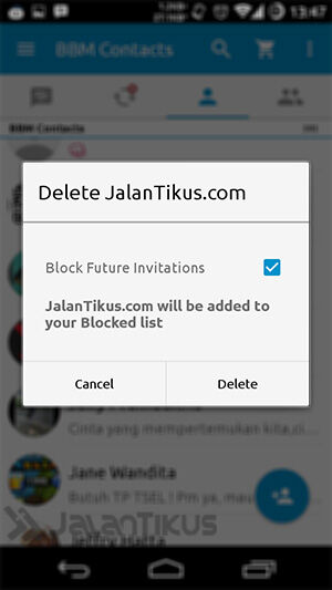 Cara Block Unblock Bbm 2