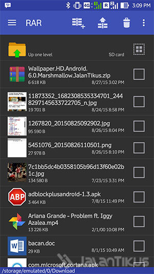 Cara Buka File Rar Dan Zip Di Hp Android 1