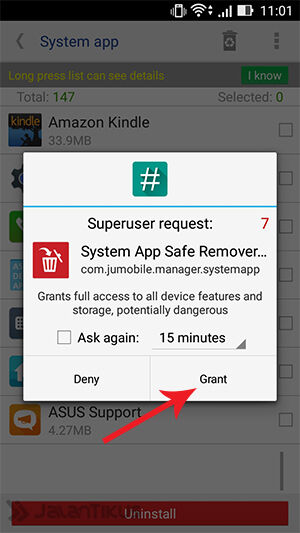 Menghapus Aplikasi Bawaan Android 1