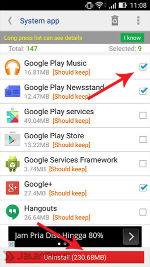 How to Delete Apps on Android that came with Phone 2