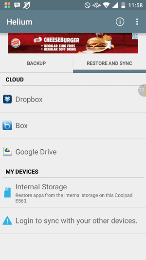 Cara Backup Aplikasi Menggunakan Helium11
