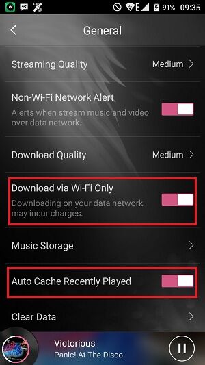 Cara Hemat Kuota Di Joox 6