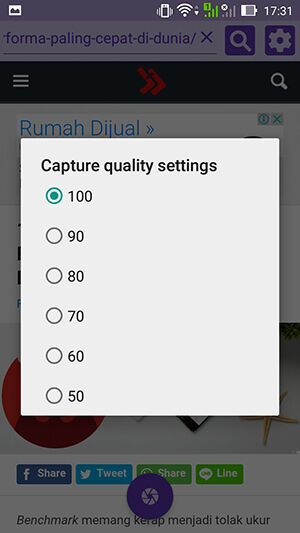 Cara Mudah Menyimpan Screenshot Panjang Di Android Scrool Capture Setting
