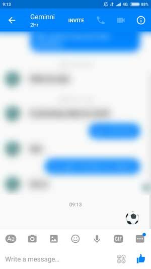 Game Bola Facebook Messenger 2