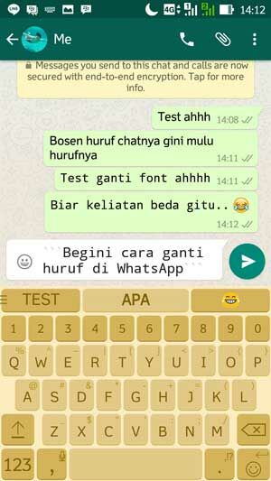 4 Way to Change whatsapp text art (No Root) 2