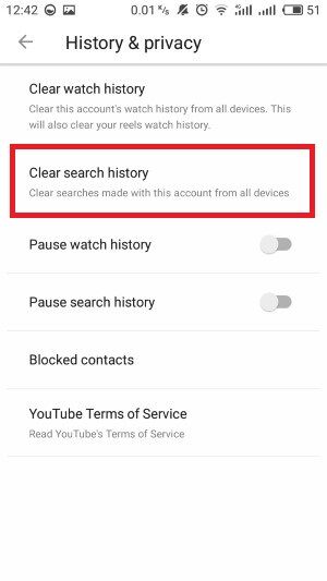 Cara Menghapus Riwayat Pencarian Youtube 5 567a1