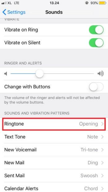 cara mengganti nada dering iPhone 3