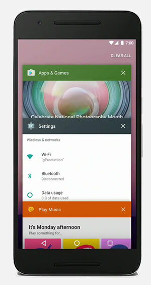 Fitur Android N Clear All