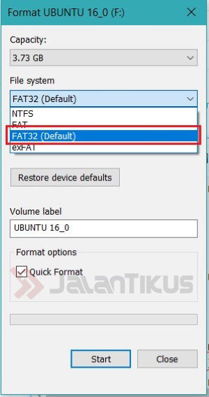 Foto Jalantikus Formatfat32