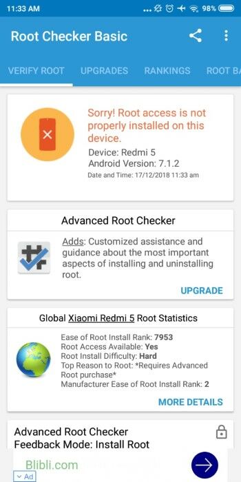 apa itu root di rp