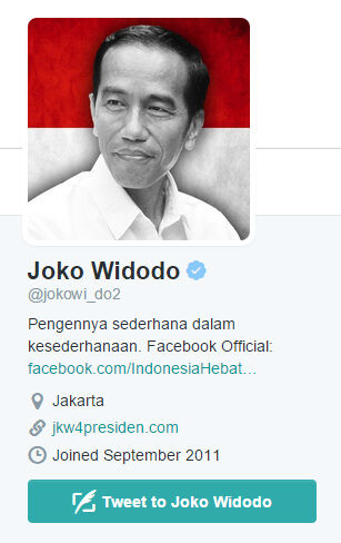 Twitter Jokowi