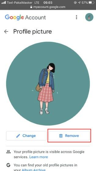 Cara Menghapus Foto Profil Gmail Di Browser Iphone 283ab