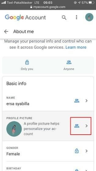 Cara Menghapus Foto Profil Gmail Di Browser Iphone E0925