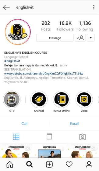Englishvit Akun Instagram Untuk Belajar Inggris F47a1