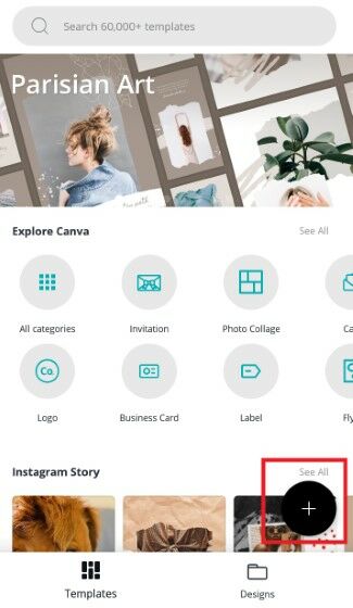 Langkah Dua Aplikasi Canva 2c2f0