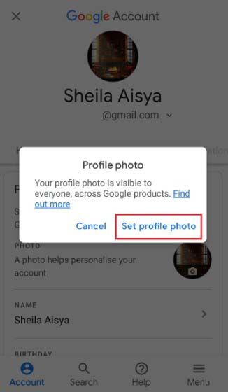 Cara Mengganti Foto Profil Gmail Di Android 592ca