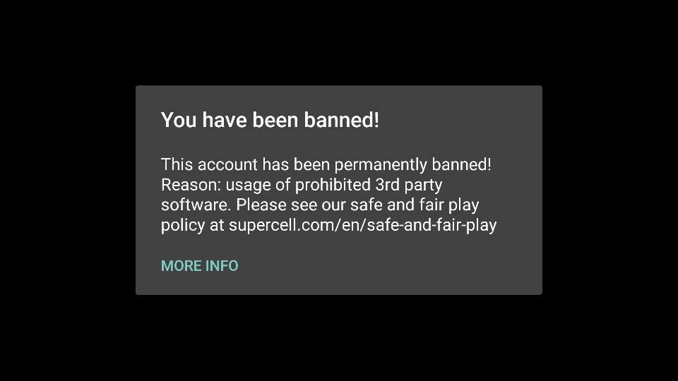 Permanently banned