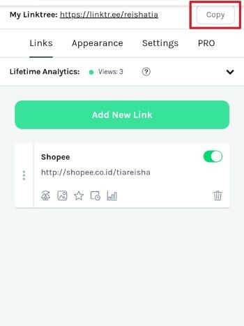 Cara Membuat Linktree Shopee Di Instagram Custom 740f3