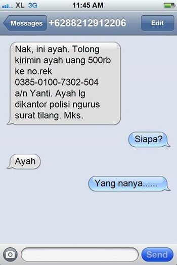 Sms Penipuan Lucu 7