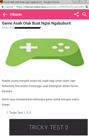 Tema Artikel Yang Harus Dihindari 3