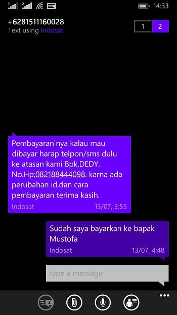 Sms Penipuan Lucu 15