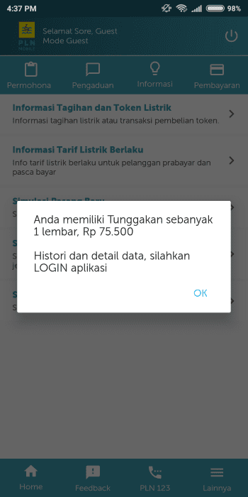 Cek Tunggakan Listrik Pln 6 479e1